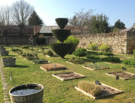 Jardin bouquetier du presbytère d'Aubigné-sur-Layon, ©iKEROS