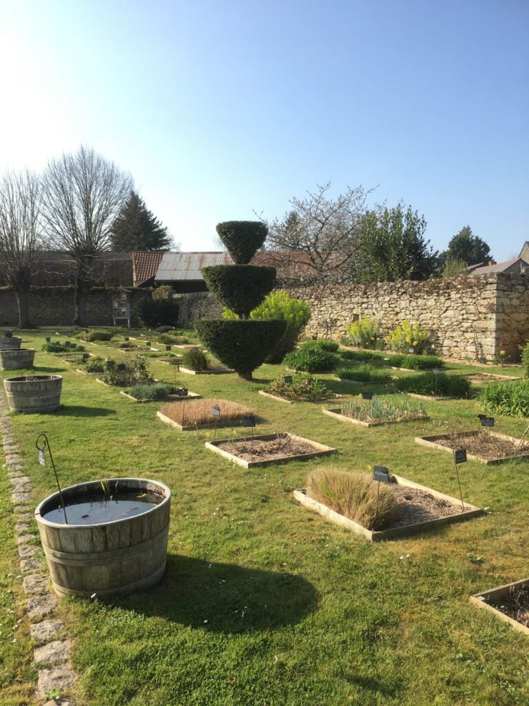 Jardin bouquetier du presbytère d'Aubigné-sur-Layon, ©iKEROS