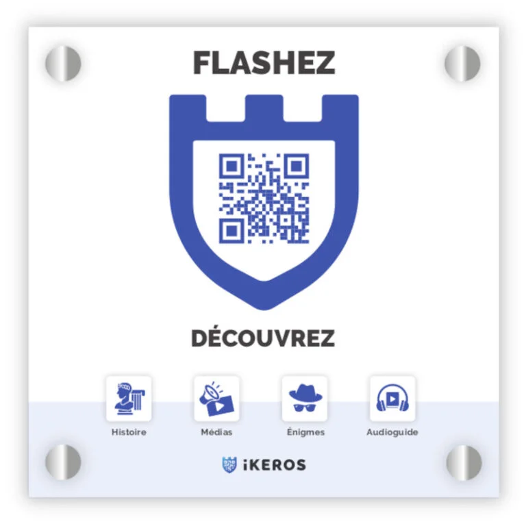 Plaque QR code