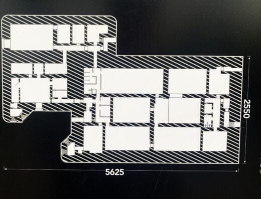 Plan du Sk Stab Bunker, ©Dirk Peeters et Patrick Fleuriras