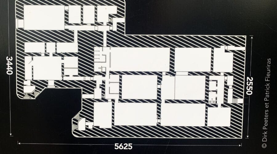 Plan du Sk Stab Bunker, ©Dirk Peeters et Patrick Fleuriras