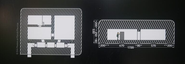 Plan du Sk Unterstand Bunker, ©Dirk Peeters et Patrick Fleuriras