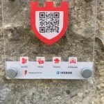 QR code Collégiale - signalétique touristique patrimoine