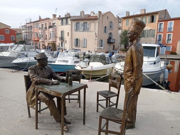 Statues de Bronze Fernandel et Bourvil