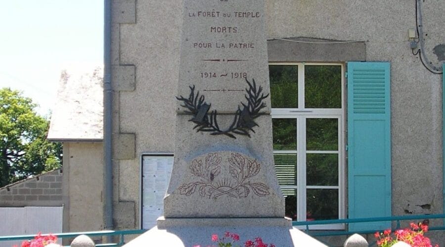 Le Monument aux Morts de la Forêt du Temple