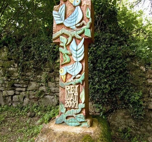 La croix et la fontaine de Reillat
