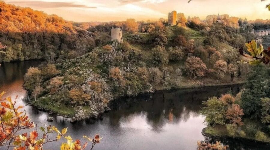 L'ancienne forteresse médiévale de Crozant
