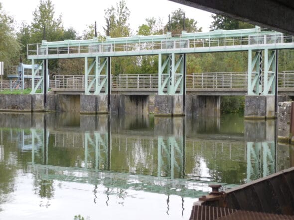 Barrage-écluse de la Sotterie (Coulon)
