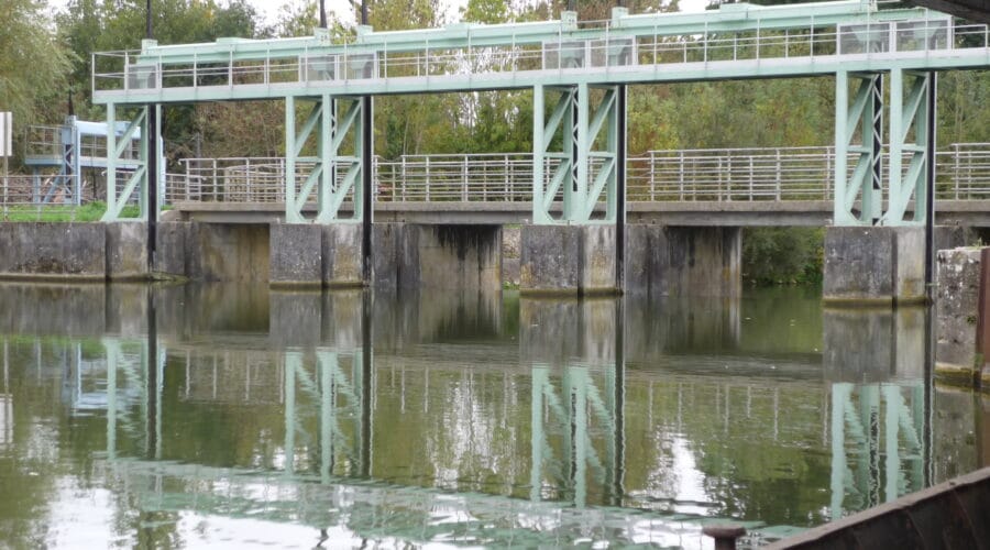 Barrage-écluse de la Sotterie (Coulon)