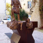 Statue de Tartarin et d'Alphonse Daudet