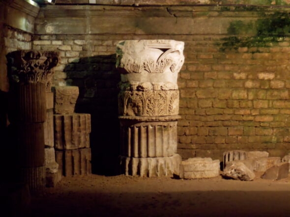 Les cryptoportiques du Forum