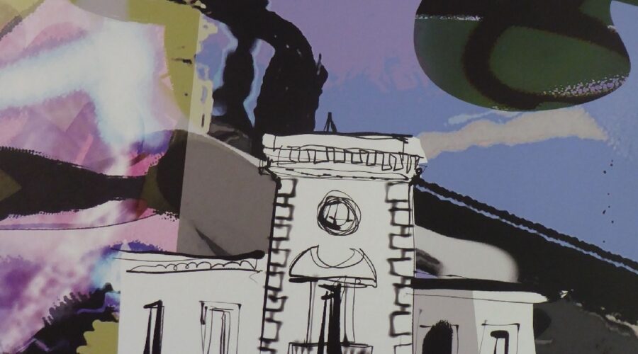 Salle du Conseil: Fresque Christian Lacroix