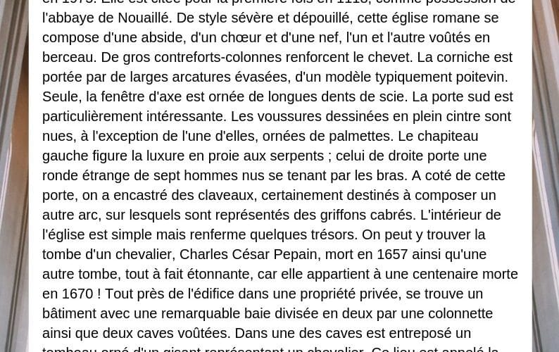 Eglise de Limalonges