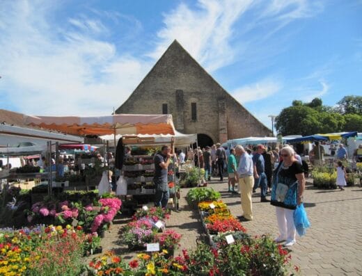 La vaste halle de Saint-Pierre-sur-Dives