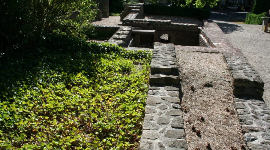 Jardin archéologique de Lisieux - Anciens thermes gallo-romains de Lisieux