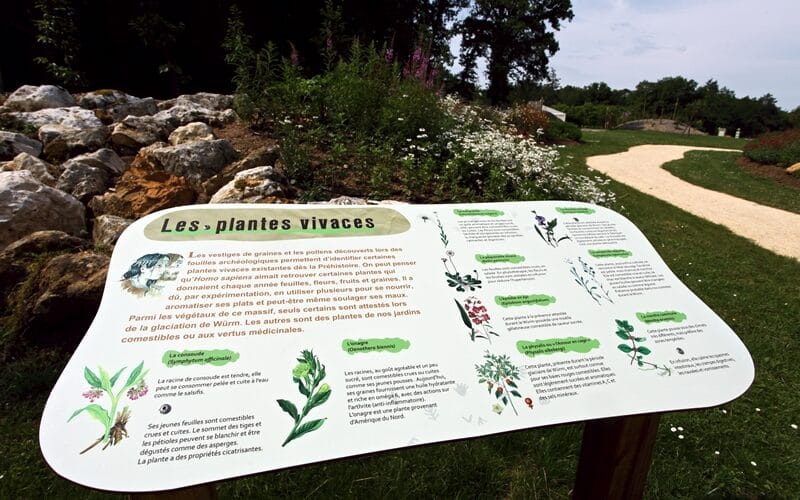 Le jardin préhistorique de la grotte de Villars
