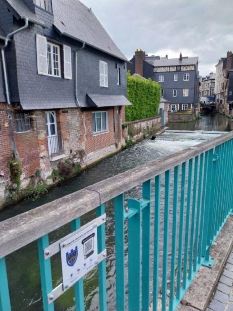 Plaque QR Pont Audemer