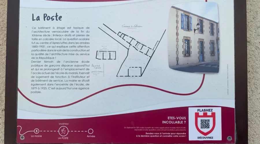 Nouveau parcours Qr code : Sallertaine