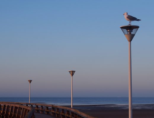 La jetée de Courseulles-sur-Mer