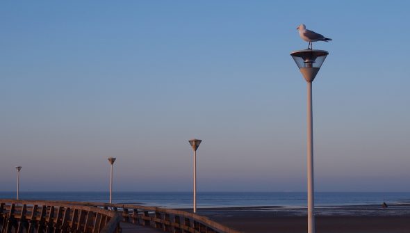 La jetée de Courseulles-sur-Mer