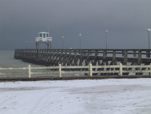 La jetée des pêcheurs de Luc-sur-Mer