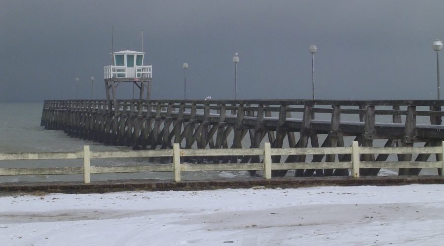 La jetée des pêcheurs de Luc-sur-Mer