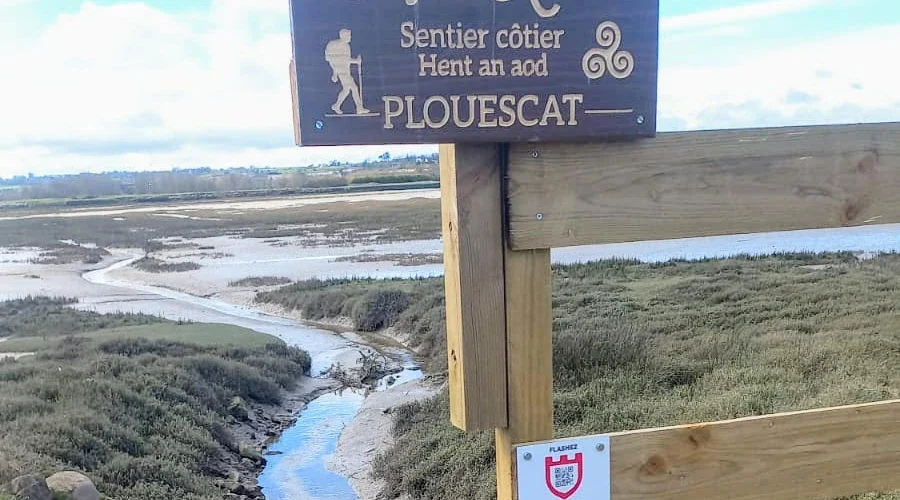 Nouvelle installation QR code à Plouescat en Bretagne